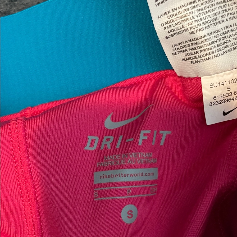Nike Women's Bright Orange Athletic Shorts - Picture 2 of 3